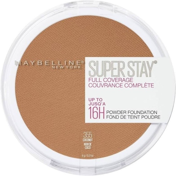 Maybelline 16H #355 Coconut Super Stay Full Coverage Powder Foundation - Picture 1 of 5